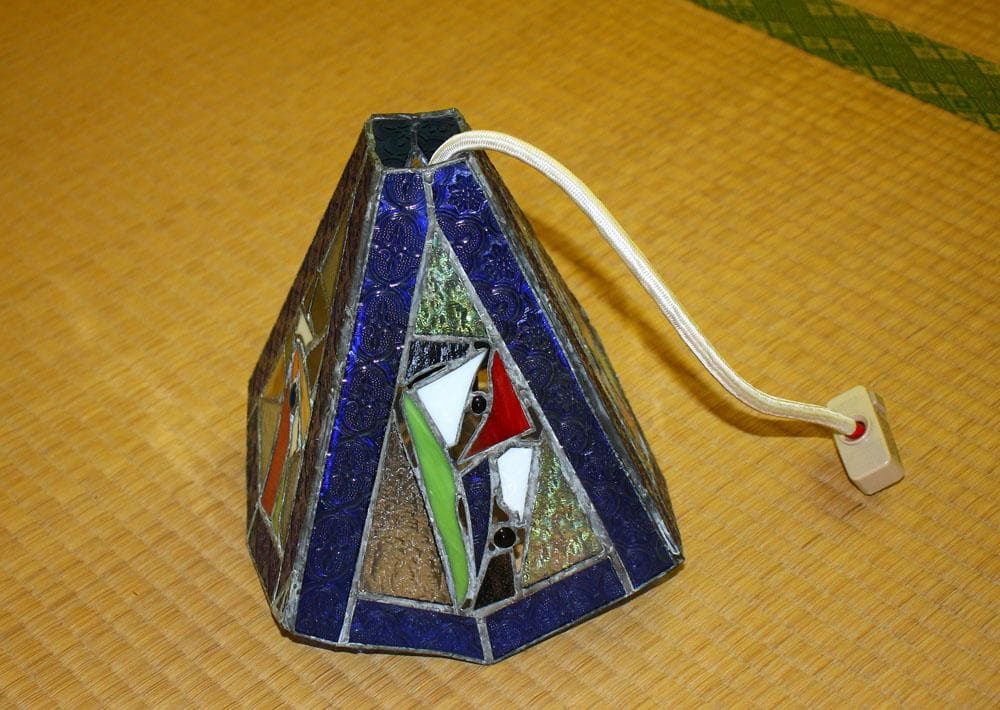 ステンドグラスのダウンライト