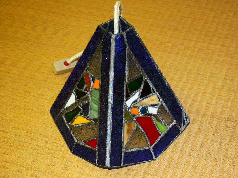 ステンドグラスのダウンライト