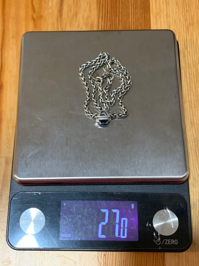 【超希少品/廃盤ブランド】 『TOLTECA』 シルバーネックレス