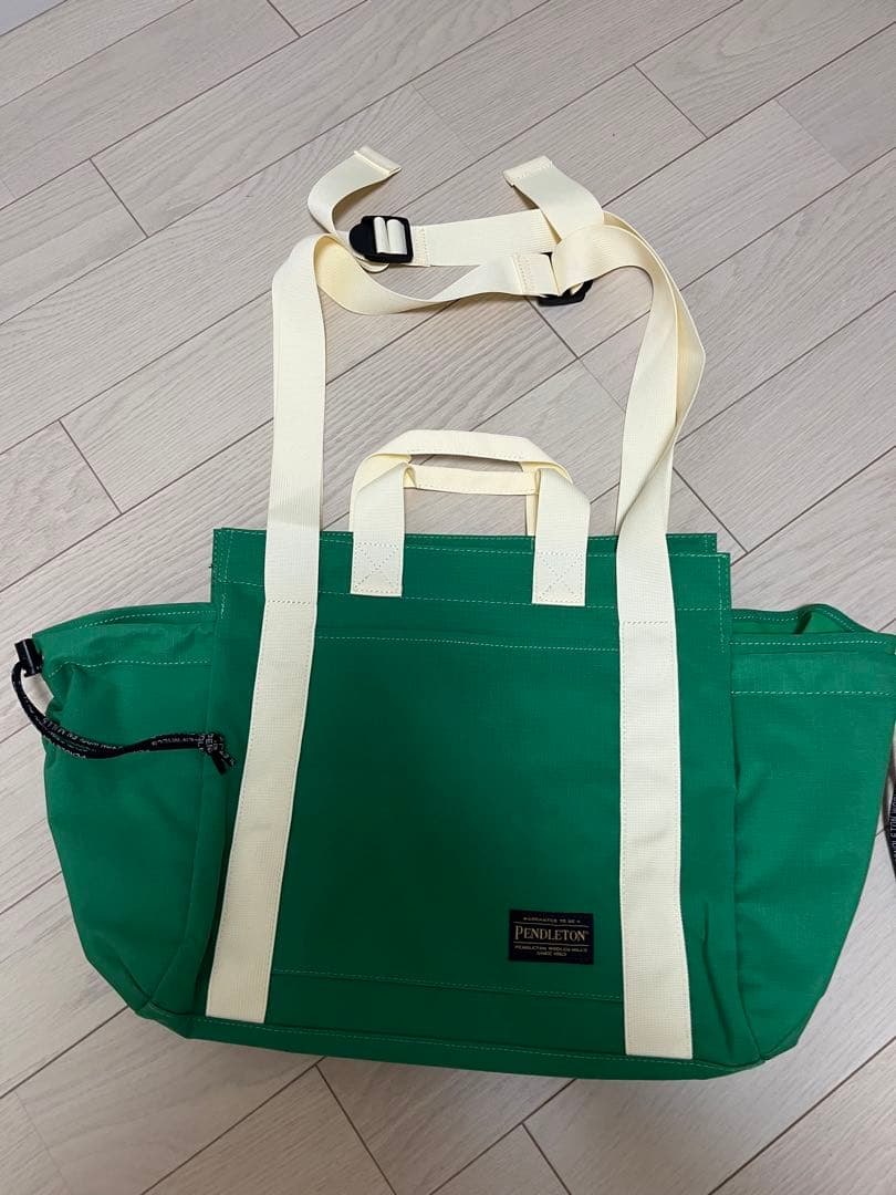 ペンドルトン　マザーズバッグ　グリーン
