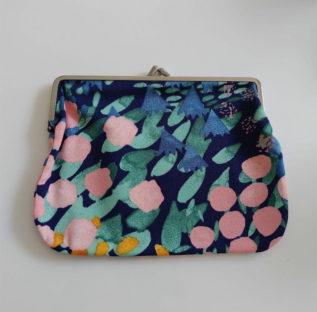 マリメッコ　がま口　ポーチ　クッカメリ　レア　 Puolikas kukkaro