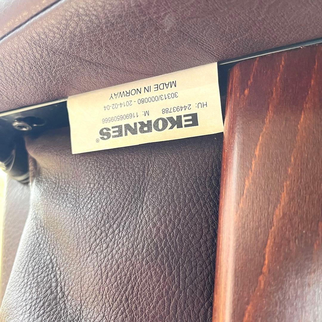 (て12)美品エコーネス ストレスレス レノ Reno ハイバックチェア 本革