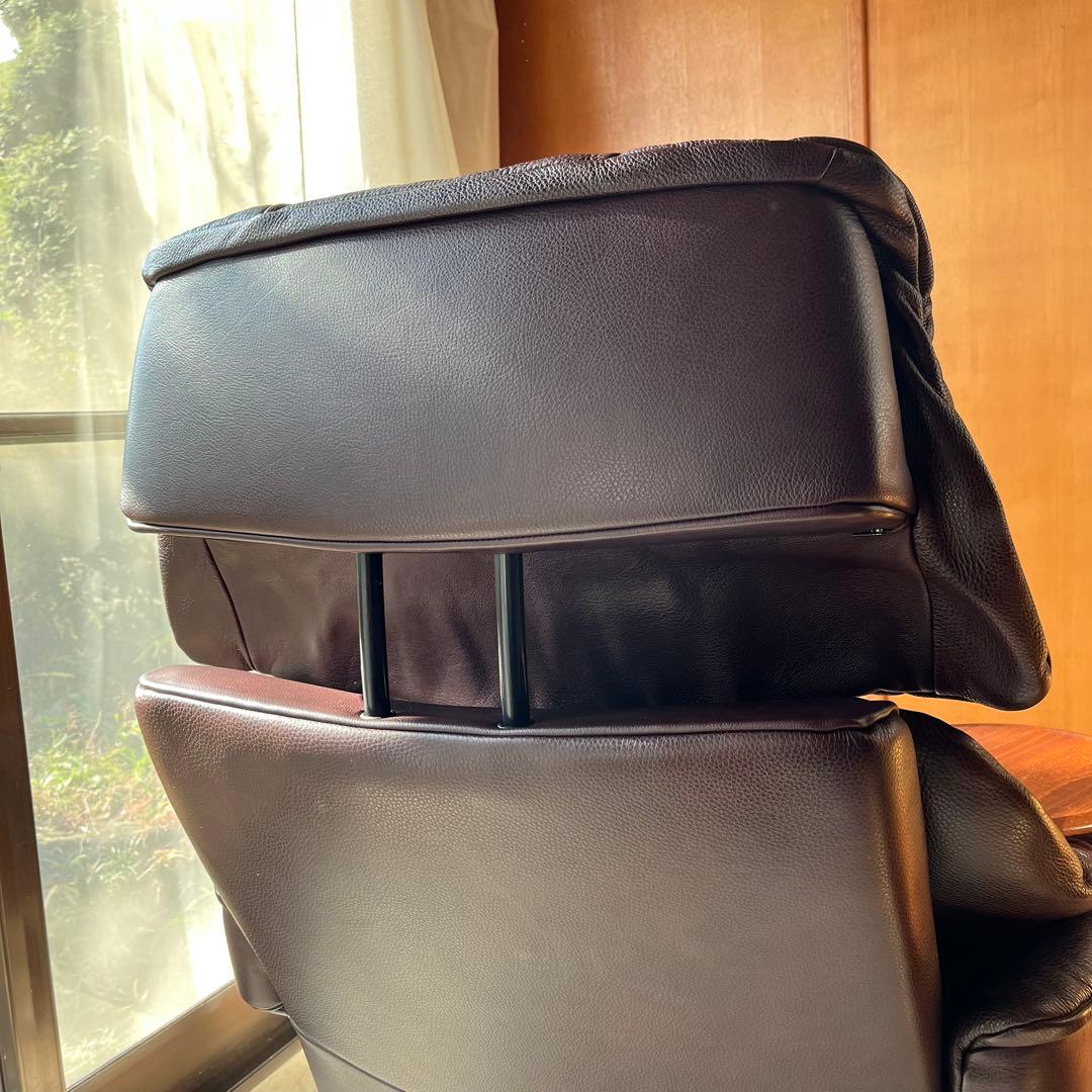 (て12)美品エコーネス ストレスレス レノ Reno ハイバックチェア 本革