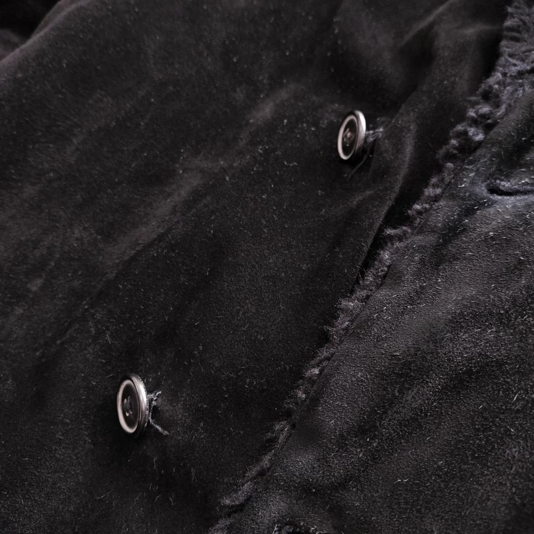 希少 A.P.C. 90sフランス製 ムートンコート S ギャングコート 牛革