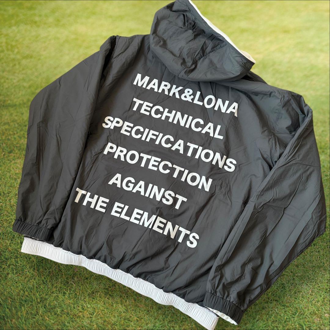 現行タグ　マークアンドロナ　ジャケット　リバーシブル　XL〜XXL ブルゾン　白