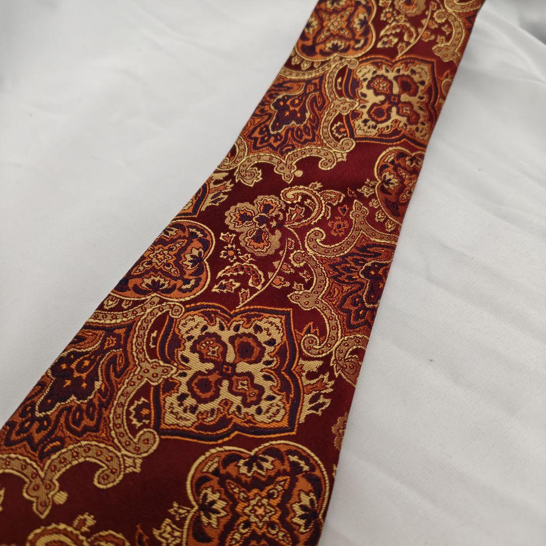 極美品 コムデギャルソンオムドゥ ネクタイ ペイズリー