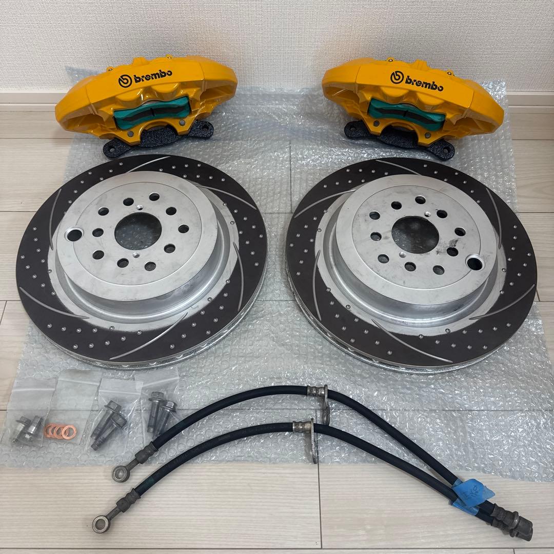 WRX STI S206 純正ブレンボ　リア4Podキャリパー