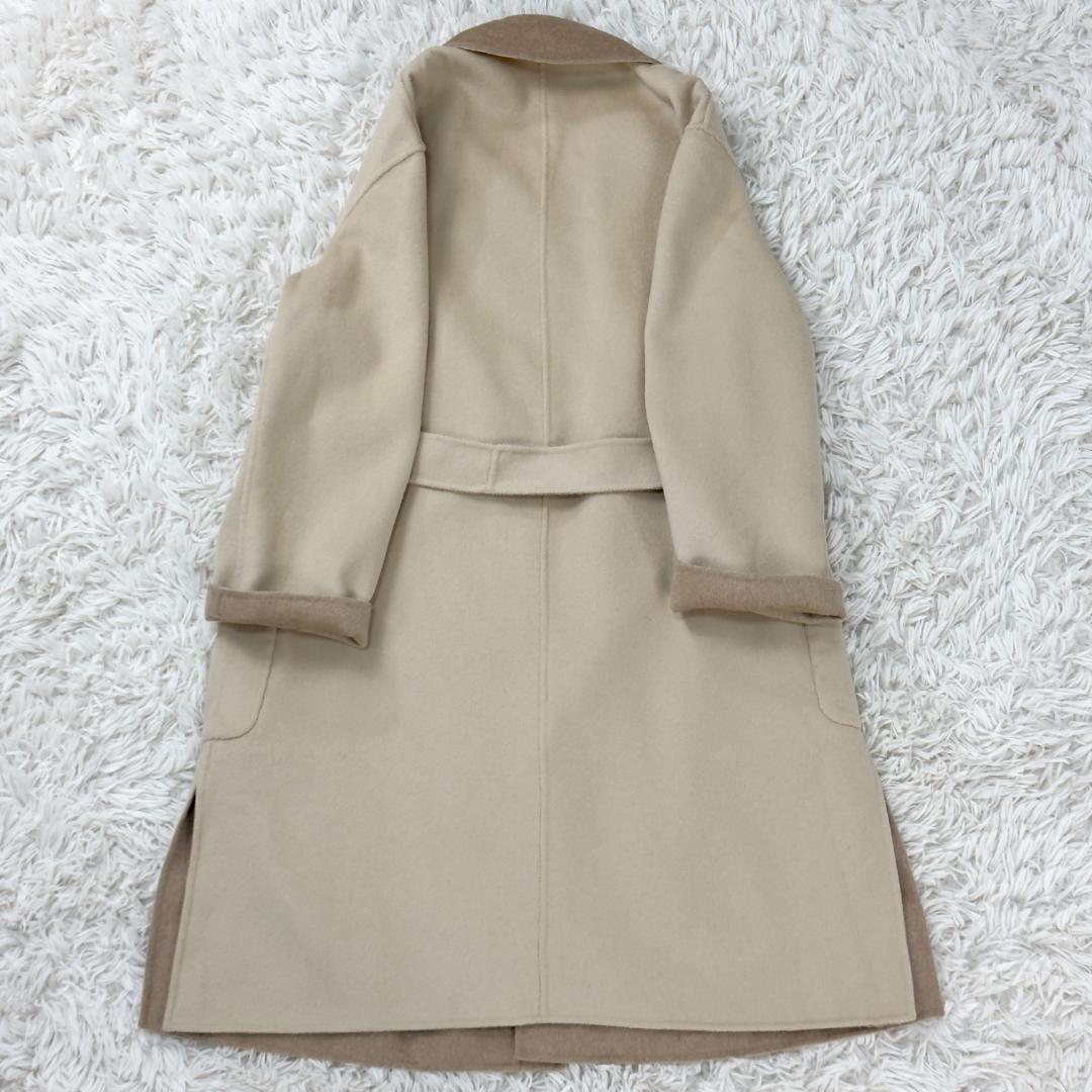 【極美品】Max Mara Studio クチートアマーノ リバーシブルコート