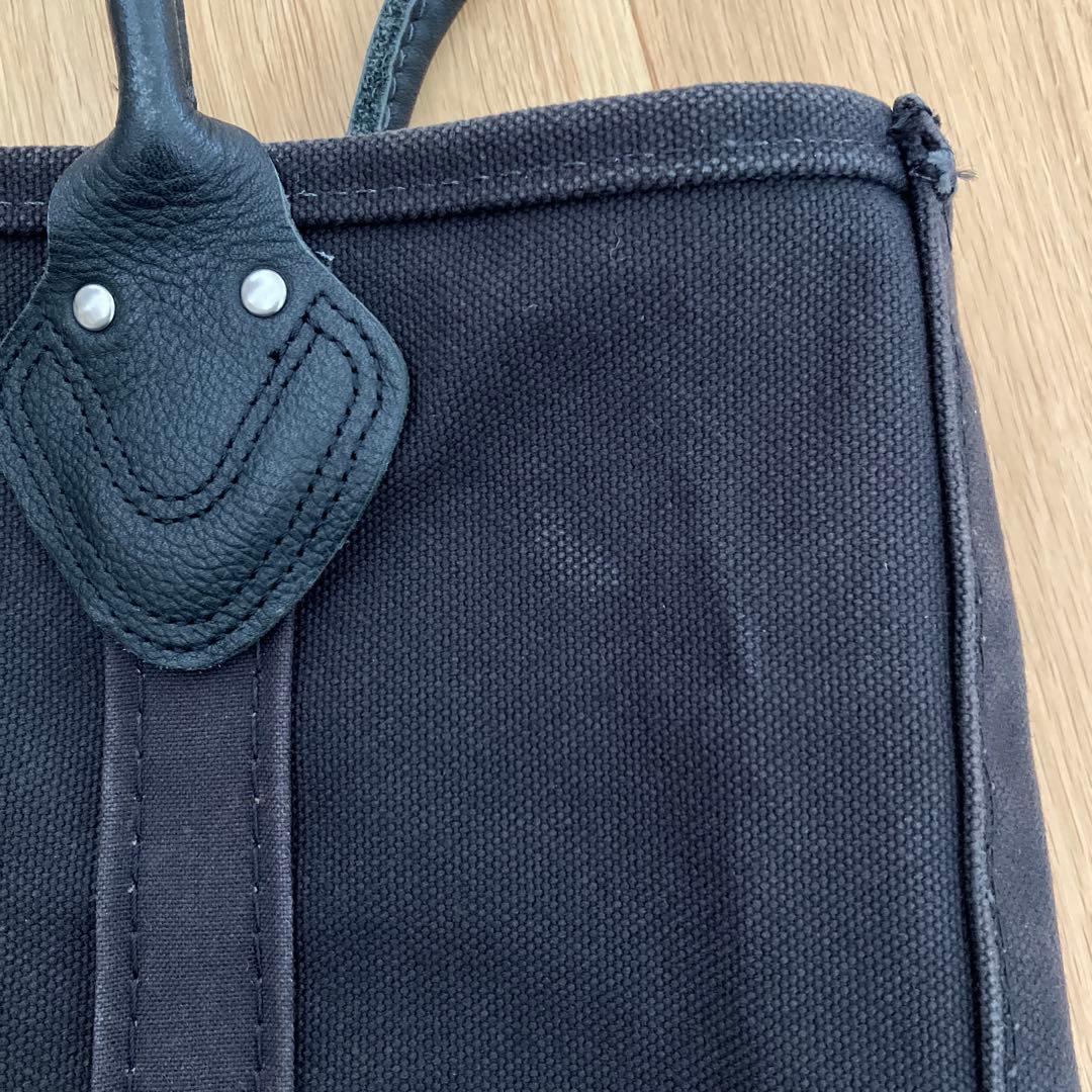 USA製　LLBEAN　エルエルビーン　トートバッグ　キャンバス　ブラック