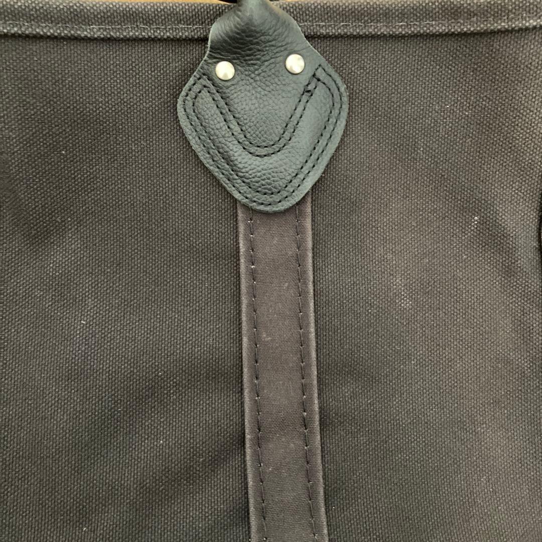 USA製　LLBEAN　エルエルビーン　トートバッグ　キャンバス　ブラック