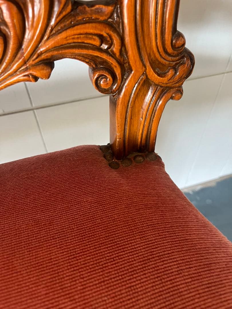 イタリー ソファ ロココ 木製 猫脚 洋風 イタリア