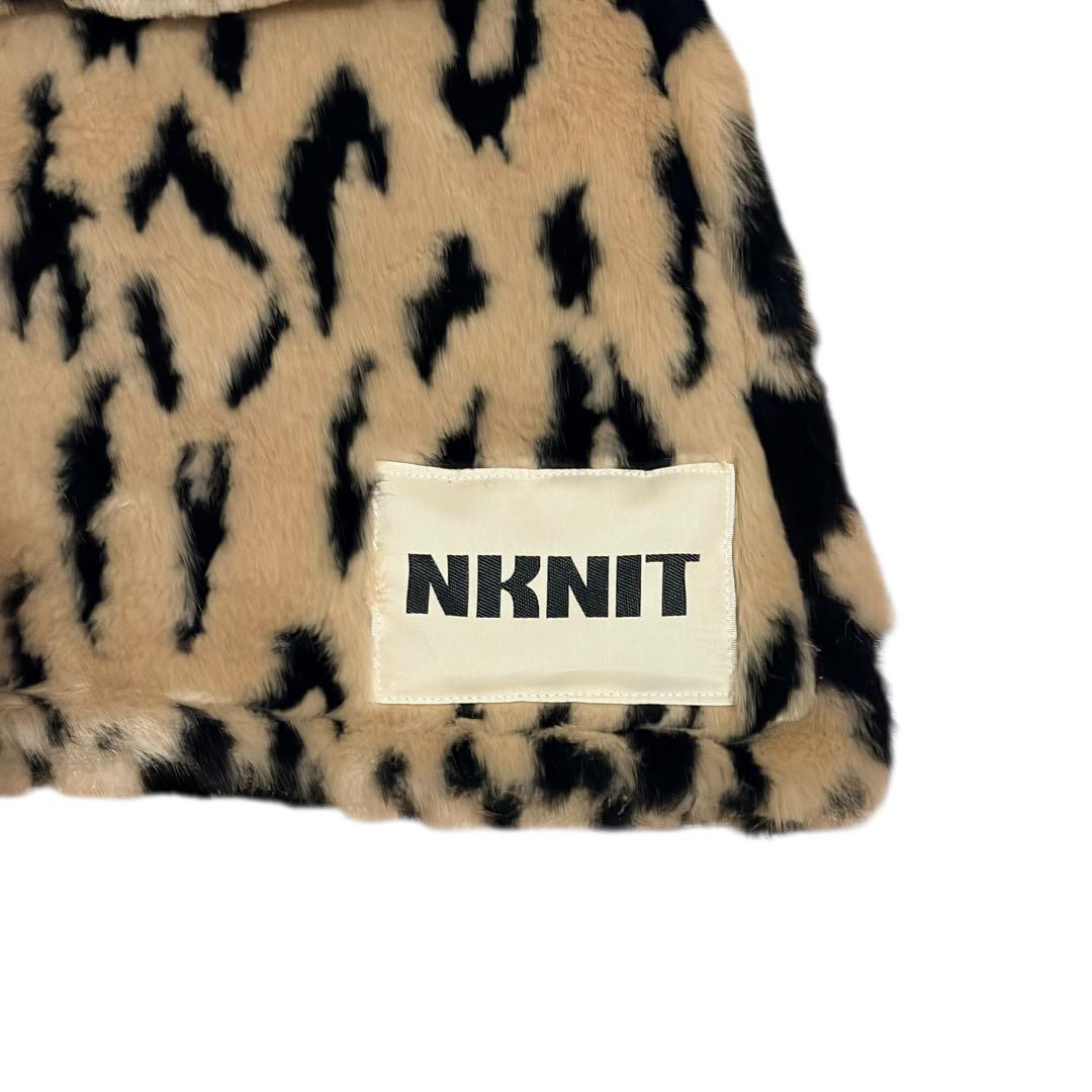 ゆ*こ様 希少　新品タグ付き　NKNIT ンニット　boa wave scarf