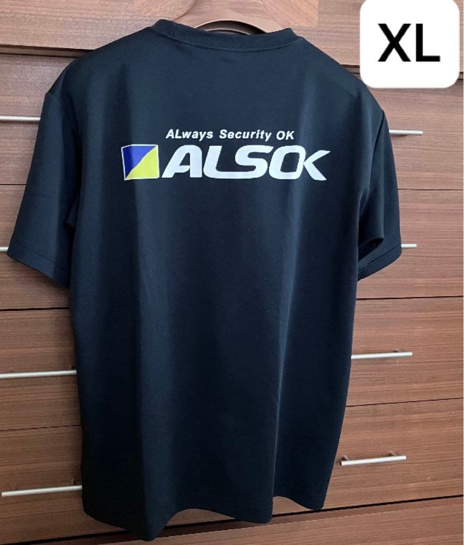 ALSOK XL ブラック Tシャツ