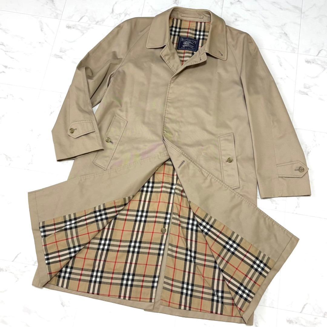 【希少 人気】Burberrys バーバリーズ ステンカラーコート ノバチェック