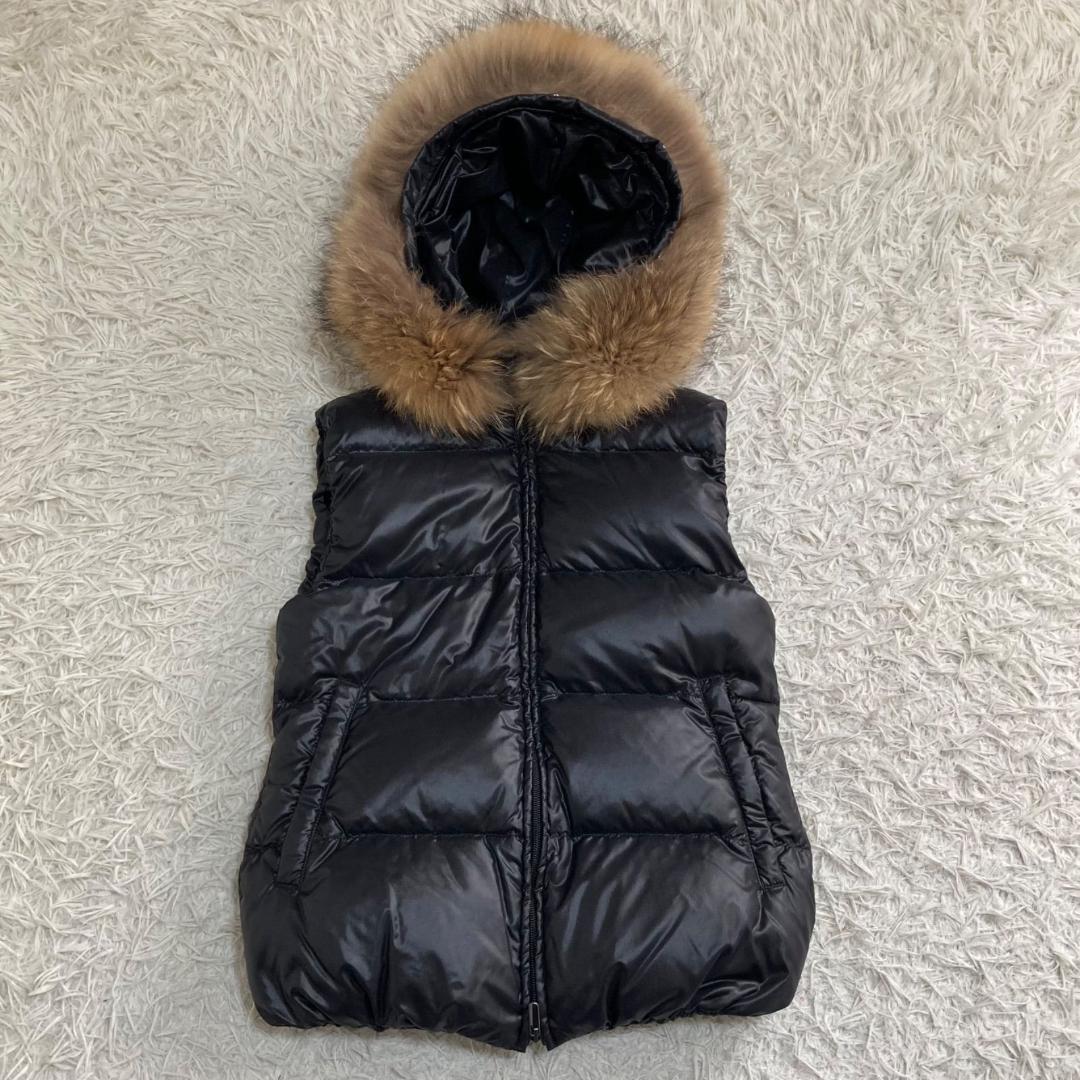 15904✨美品✨Y2K デュベティカ ダウンベスト/40/ブラック