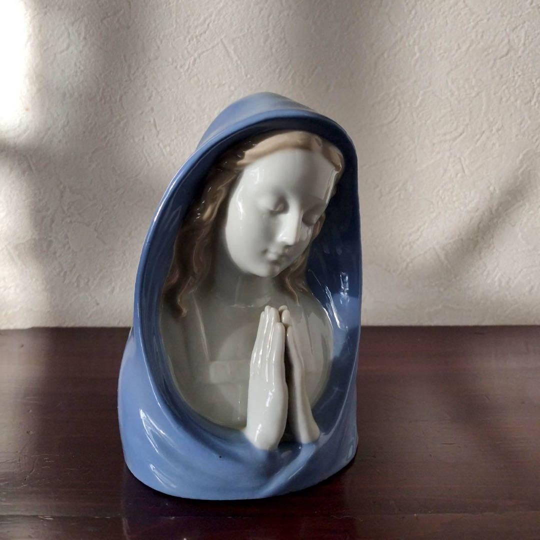 Rippelsdorf窯　1950s ヴィンテージ マリア像 白磁 フィギュリン