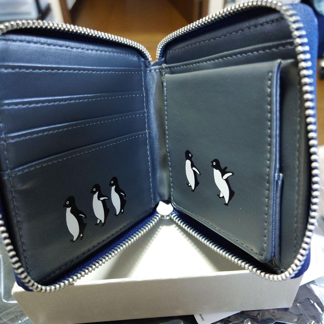 グラニフ　新品　さかざきちはる ペンギン　ジップウォレット　財布