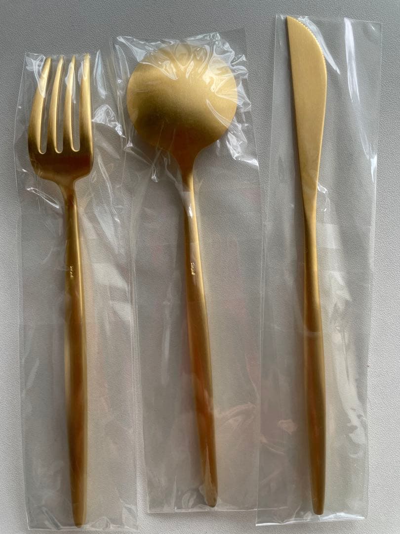 新品CutipolカトラリーMOON MATTE GOLD