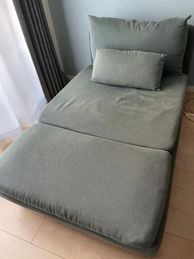 廃盤品、SÖDERHAMN、ソーデルハムン、寝椅子、長椅子、旧版、ターコイズ