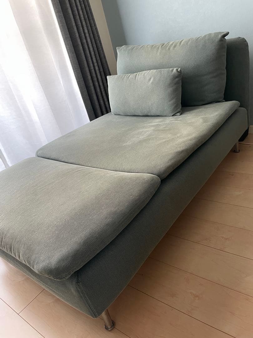 廃盤品、SÖDERHAMN、ソーデルハムン、寝椅子、長椅子、旧版、ターコイズ