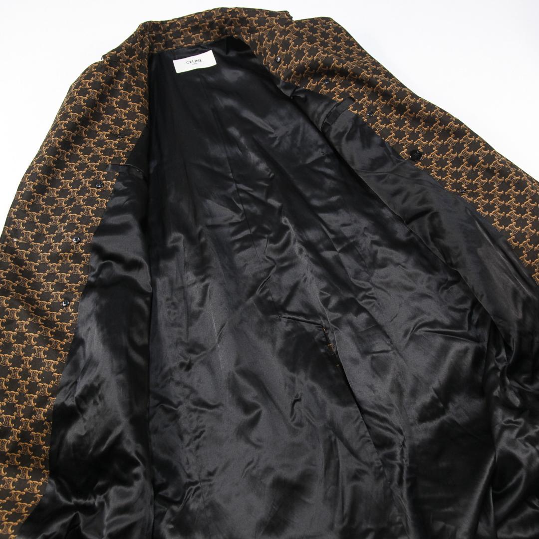 極美品 CELINE 21SS 70’S トレンチコート トリオンフ プリント