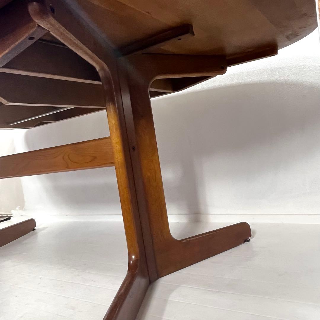 【希少/送料込み】オールドカリモク エクステンションテーブル　ダイニングテーブル