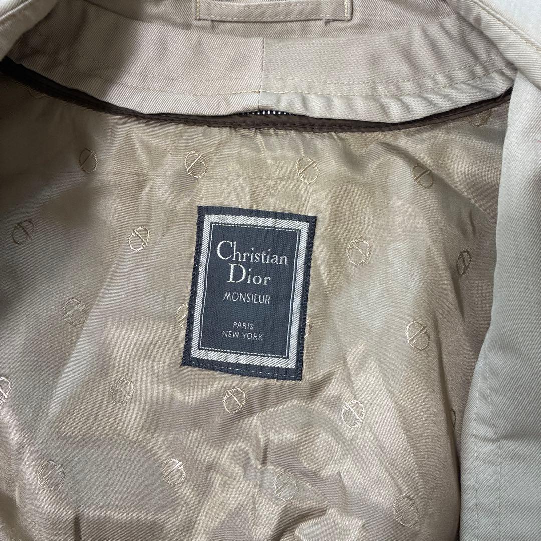 お値下！Christian Dior Monsieurメンズトレンチベージュ40