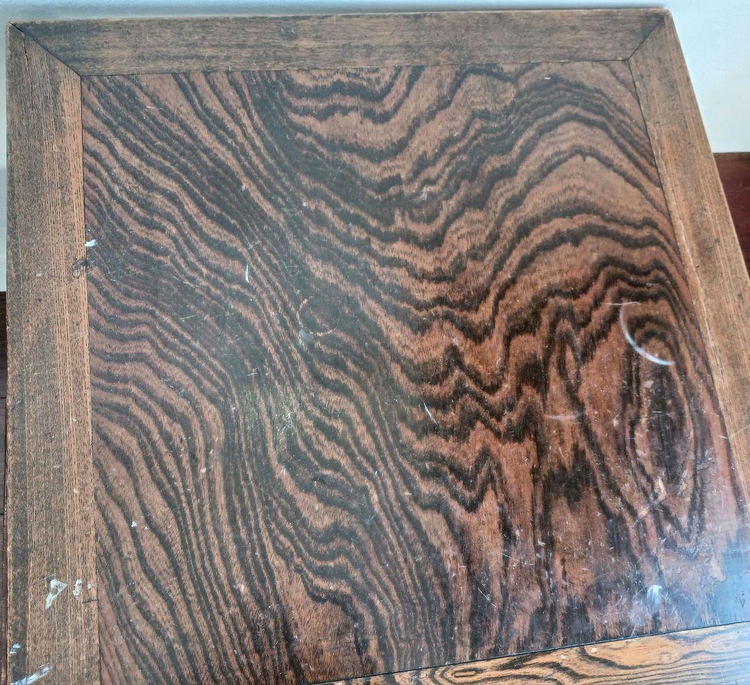 木製座卓 木目模様 使用感あり