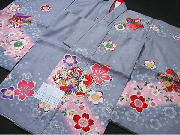 新品【仕立上】振袖・七五三・三つ身着物(長襦袢付き）