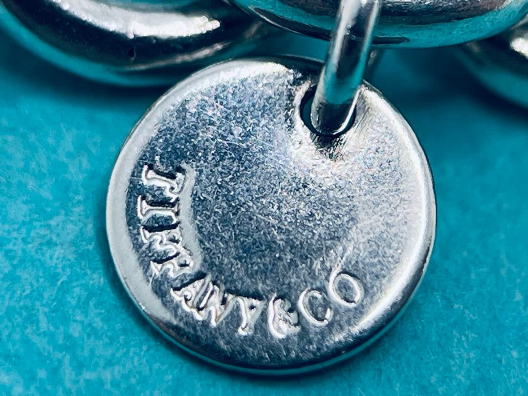 h800 美品　ティファニー　1837 カデナ　ロック　ブレスレット　925