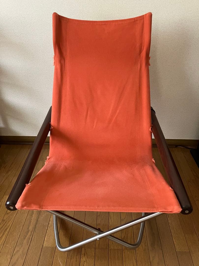 ニーチェアエックス（Nychair X）　ロッキング　レンガ×ダークブブラウン