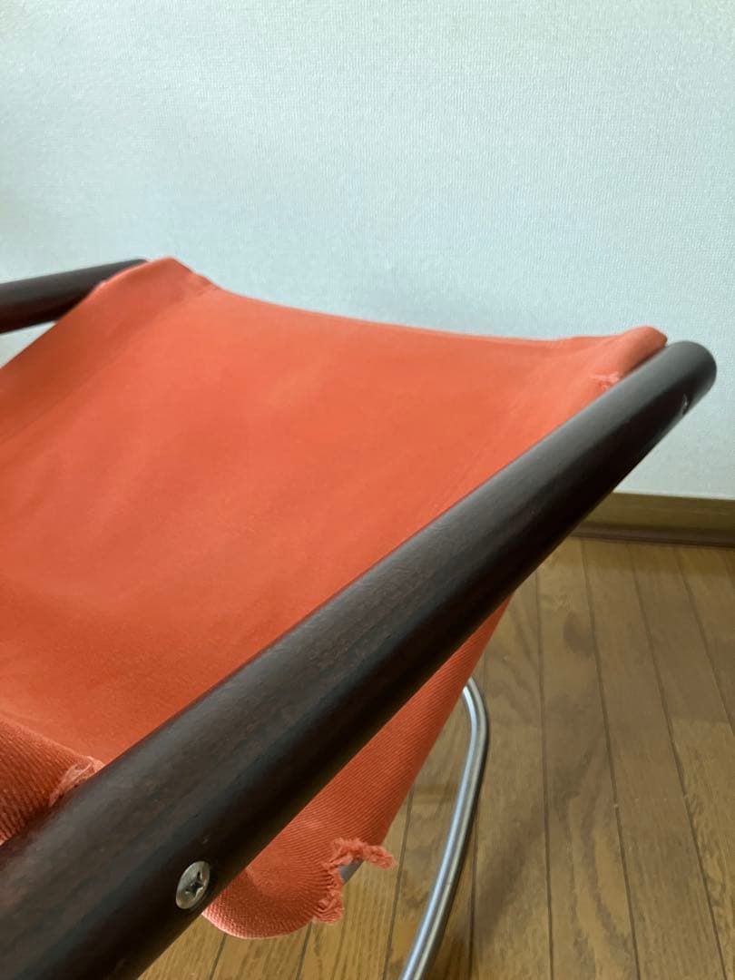 ニーチェアエックス（Nychair X）　ロッキング　レンガ×ダークブブラウン