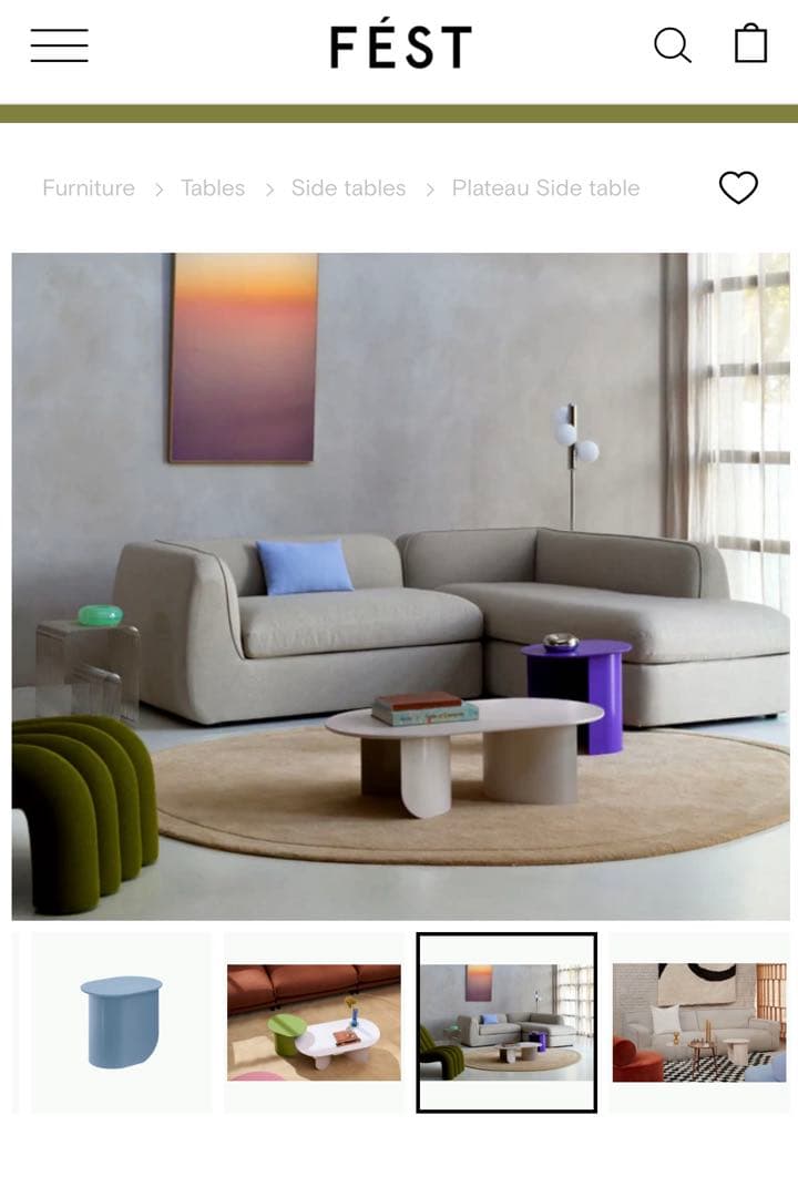 FEST（Amsterdam）Plateau Side table