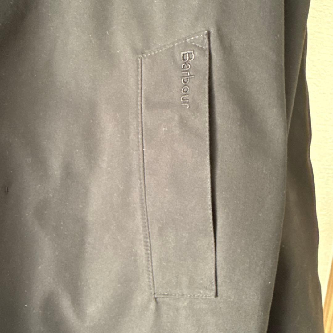 Barbour メンズLORDENステンＷＰ ステンカラーコート　L ブラック