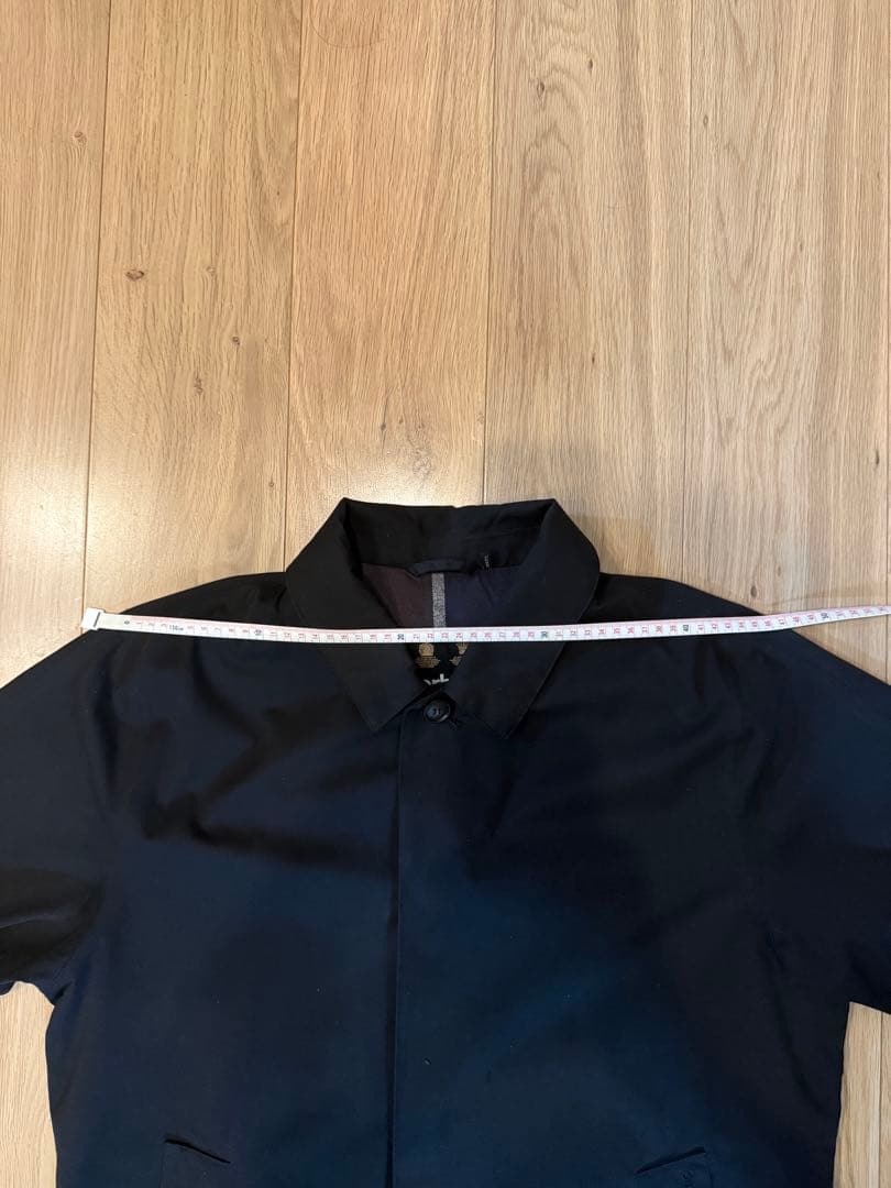 Barbour メンズLORDENステンＷＰ ステンカラーコート　L ブラック