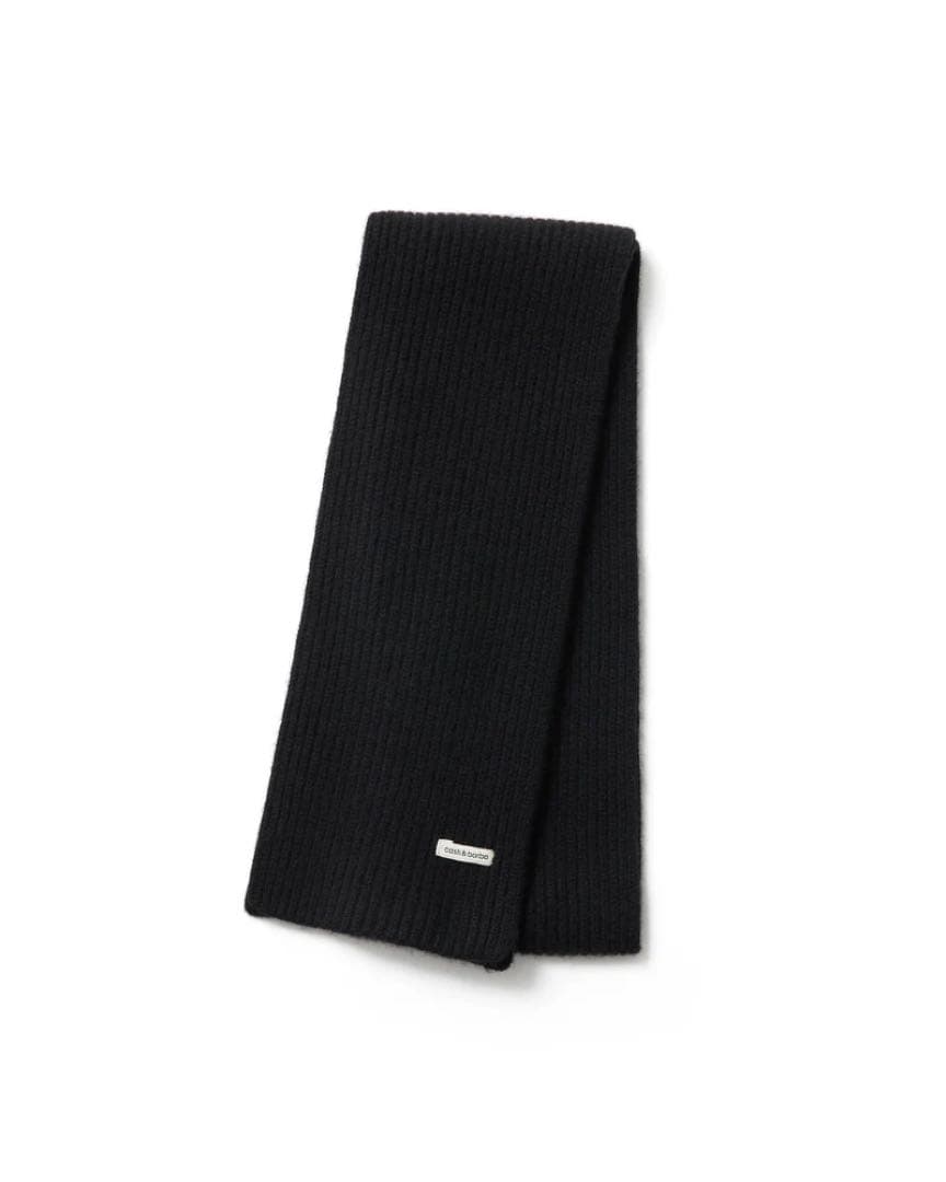 cash&barba キャッシュベイビーマフラー ブラック