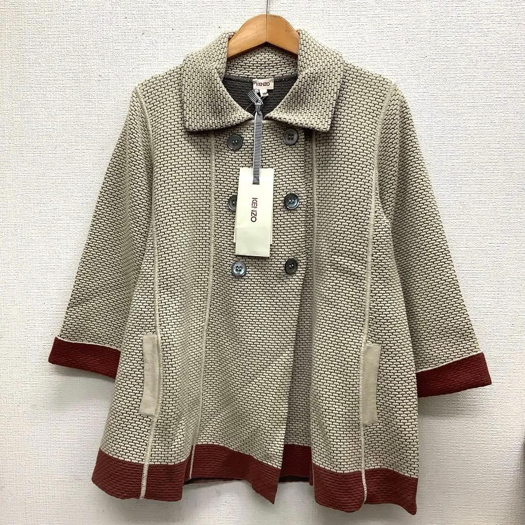 鍋*ん様 新品タグ付　ケンゾー　KENZO ニット風コート ベージュ ジャケット