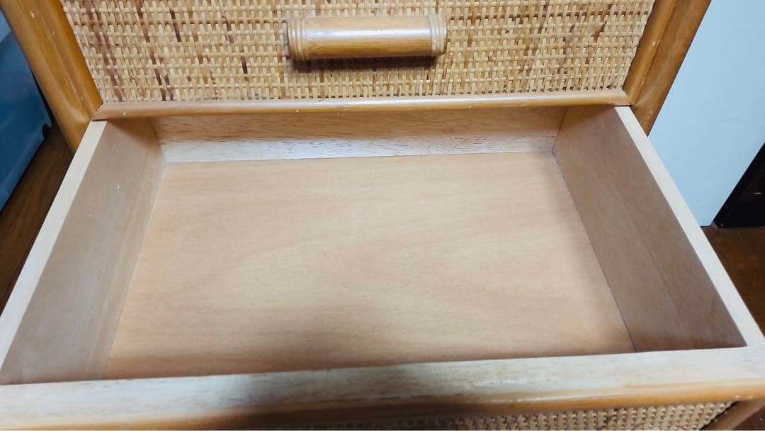 藤ラタン　チェスト　収納家具　箪笥　整理棚