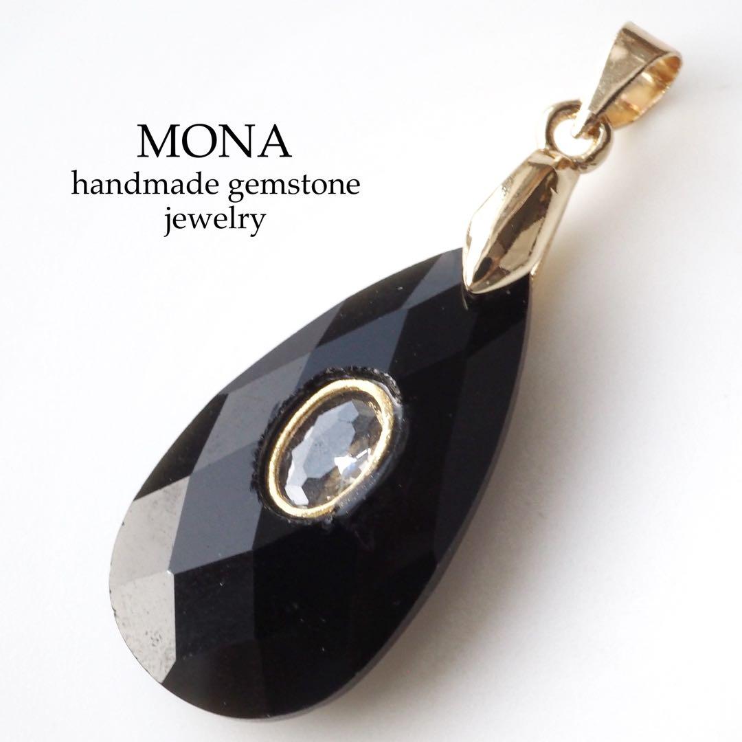 【もも】天然石マルチカラーフローライトの香水瓶ピアス