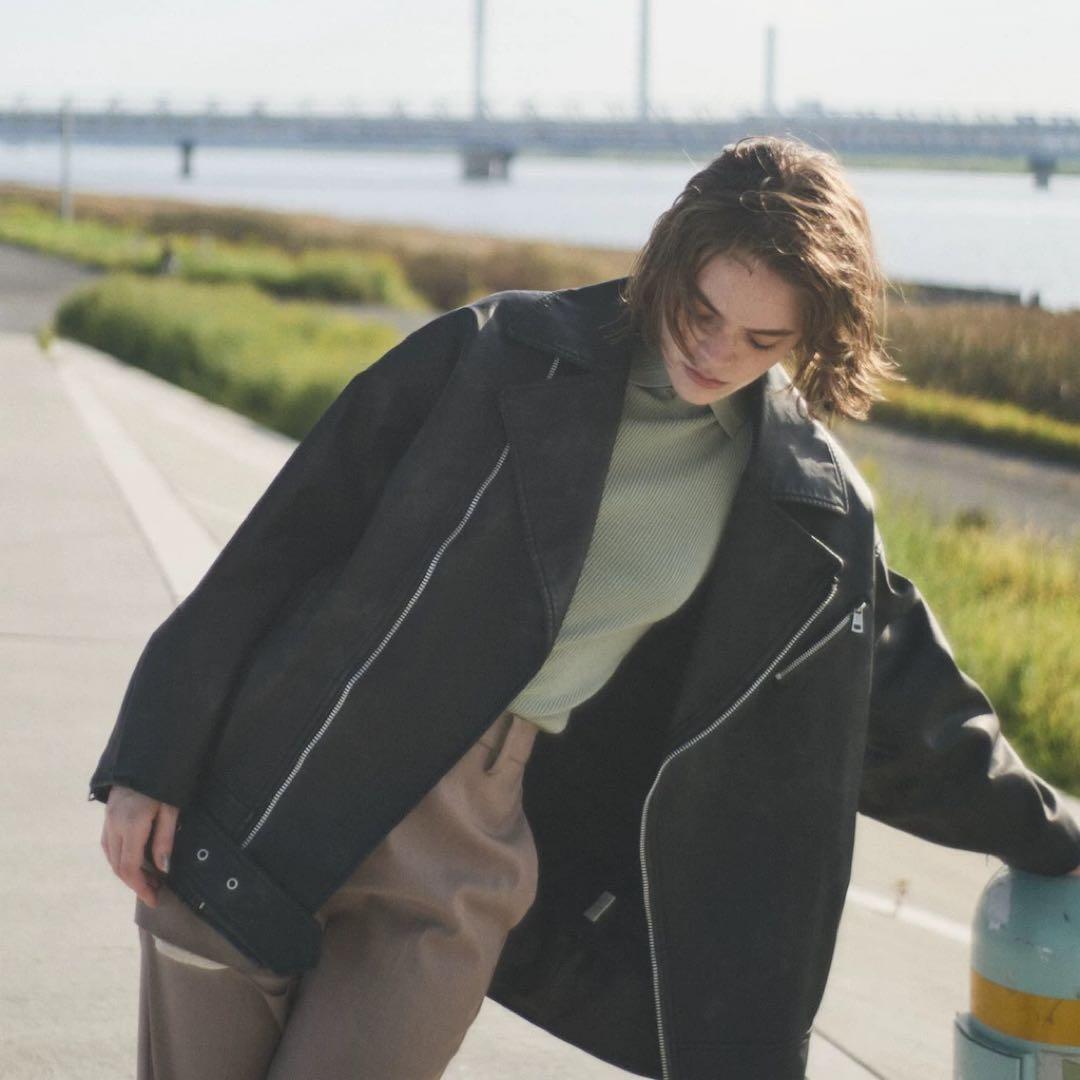 シールームリン　 Vintage ECOレザーBIGライダース