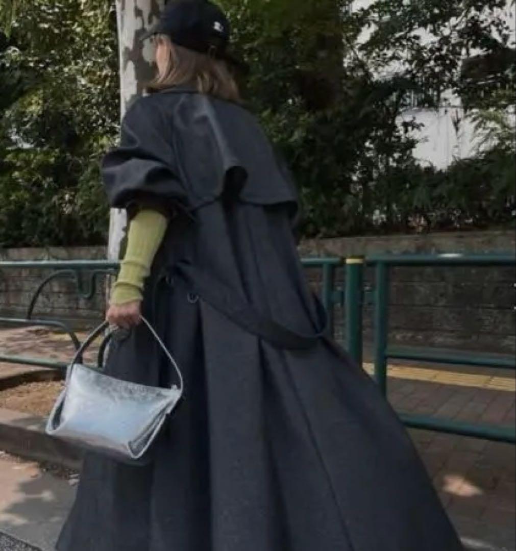 ジャケット・アウター AMERI SUPERIOR FLARE TRENCH COAT