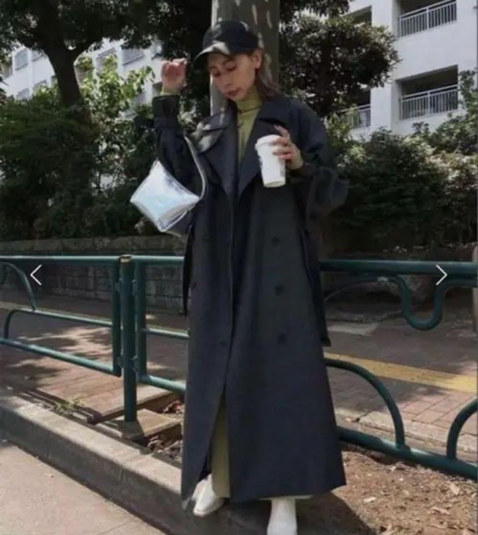 ジャケット・アウター AMERI SUPERIOR FLARE TRENCH COAT