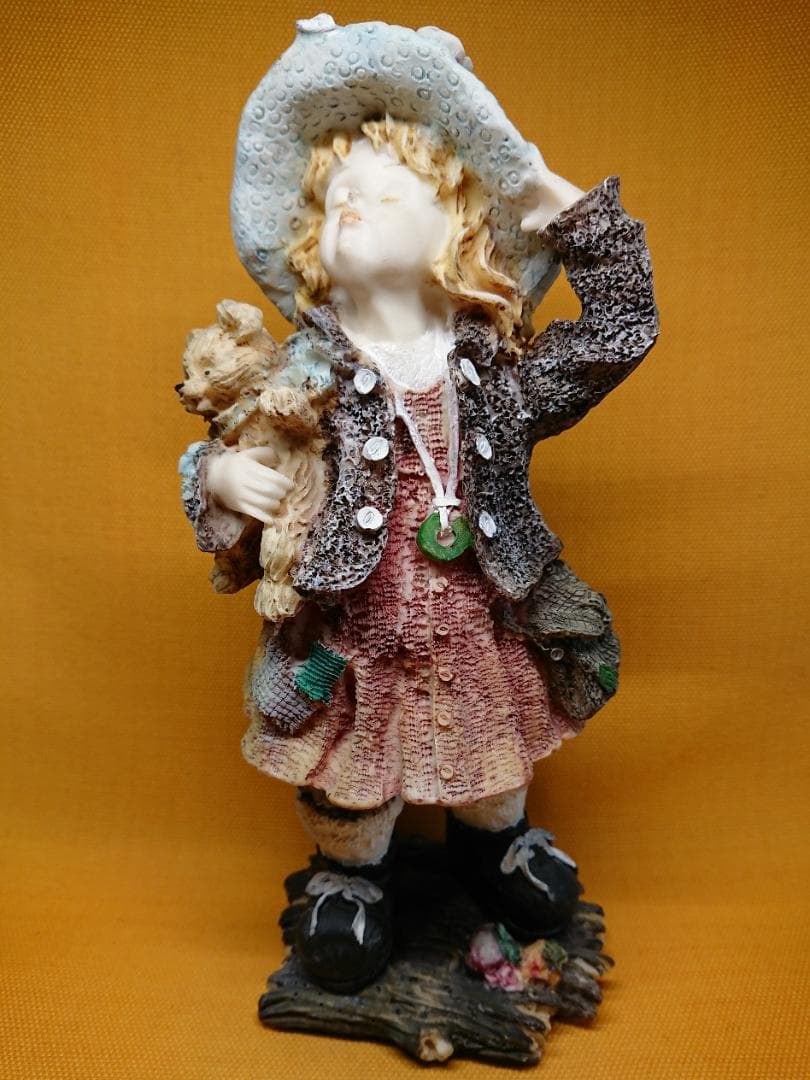 人形　ビンテージ　ヨーロッパ　置物　インテリア　工芸品　美術品　A2756