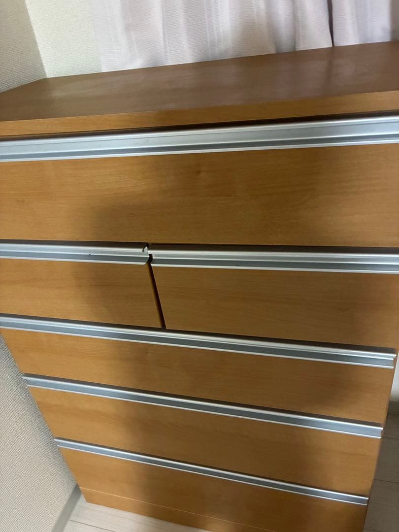 ナチュラルウッドチェスト　取りに来て頂ける方でお願いします。