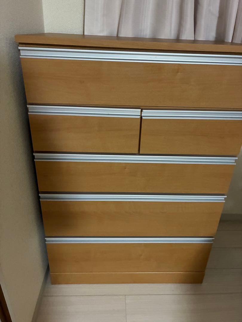 ナチュラルウッドチェスト　取りに来て頂ける方でお願いします。