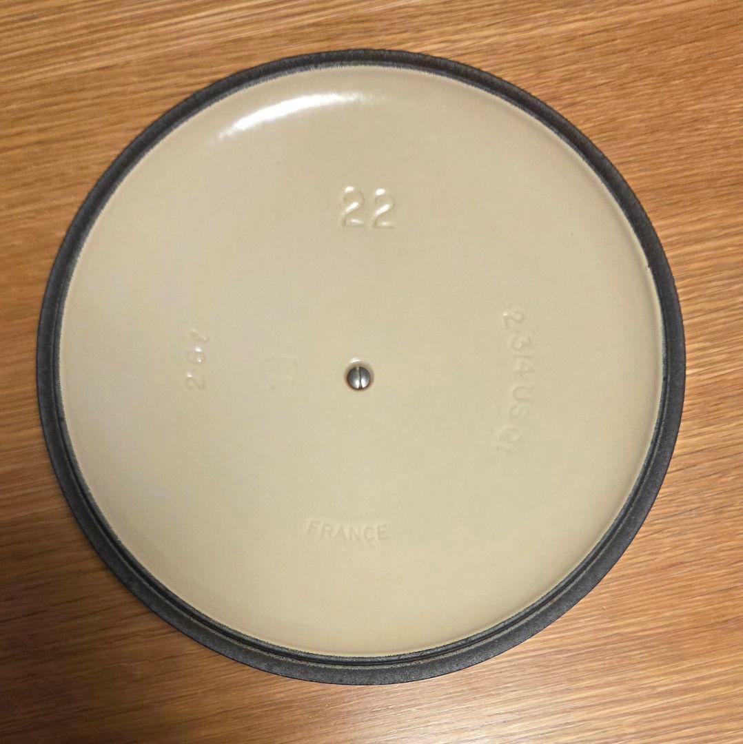 LE CREUSET　ル・クルーゼ 　マルミット 22cm　チェリーレッド