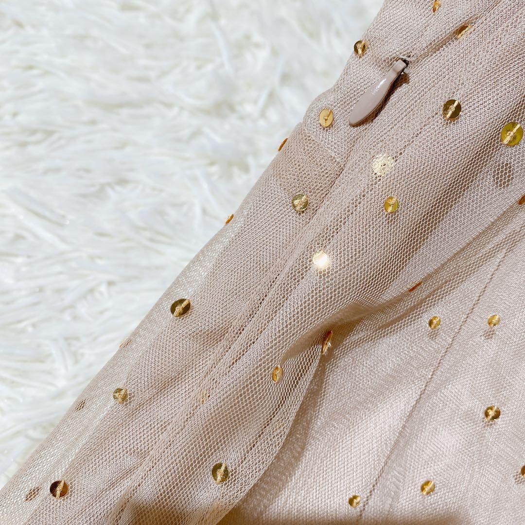 レッドヴァレンティノ ワンピースドレス リボン ビジュー 飾り石付き