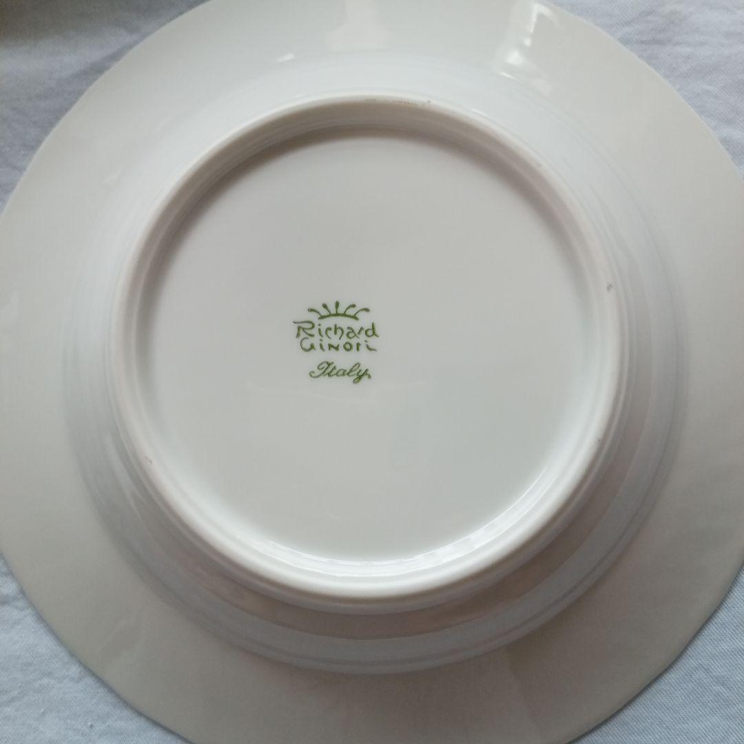 ジノリ　ベッキオホワイト　スープ皿4枚20センチ
