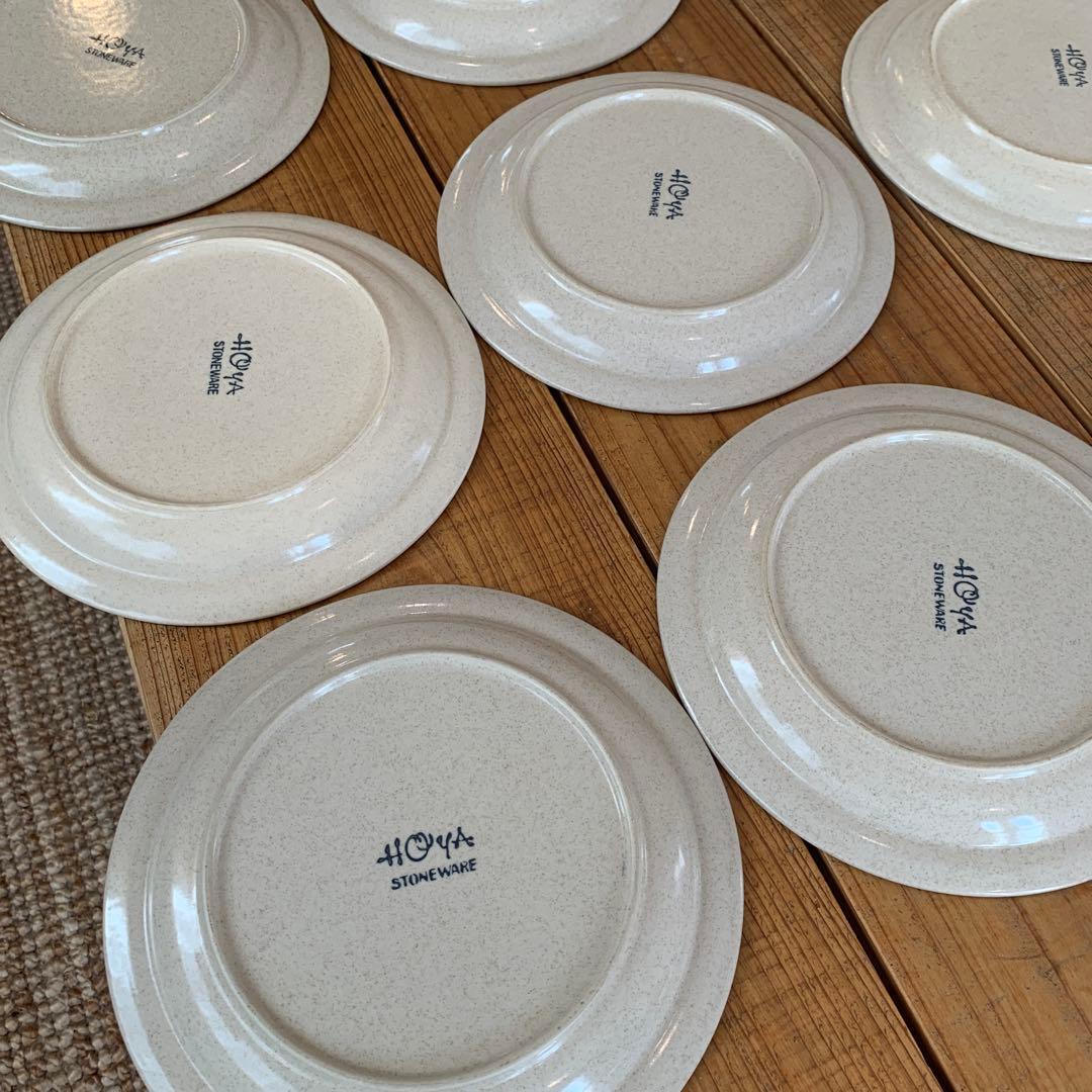 20枚 HOYA ストーンウェア ホヤ プレート STONE WARE 23㎝