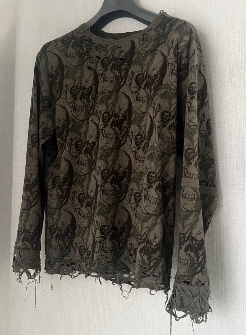 undercover 03AW paperdoll 襤褸スカルカットソー